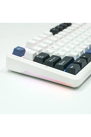 Aula F87 Mekanik Rgb Tkl Gray Switch Kablosuz Makrolu Hot Swap Klavye