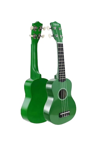 Midex Ukx-901gr Yeşil Soprano Ukulele Askı Çanta Metod Pena
