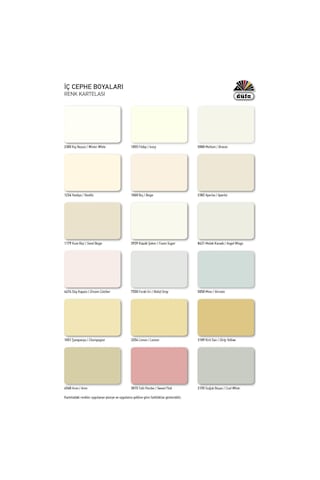 Düfa Klasik Düfaplast Silikonlu İç Cephe Duvar Boyası 6 L