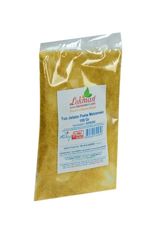 Jelatin Toz Öğütülmüş Pasta Malzemesi 100 Gr Paket