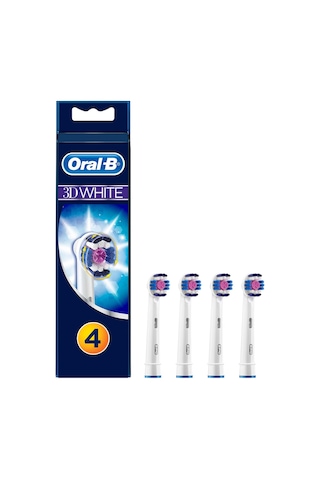 Oral-B 3D White Elektrikli Diş Fırçası Yedek Başlığı 4'lü