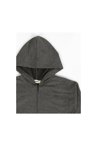 Luess Çocuk Unisex Fermuarlı Hırka-antrasit Antrasit