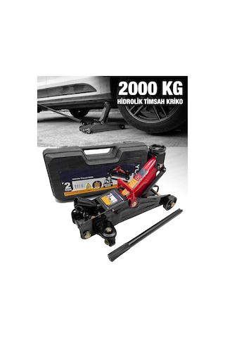 Moonshop 2 Ton Sızdırmaz Sağlam Dayanıklı Kaynak Gövde Hidrolik Timsah Kriko