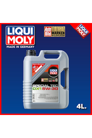 Liqui Moly Special Tec DX1 5W-30 GM Dexos1 Gen 3 Motor Yağı 4 L