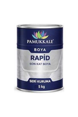 Pamukkale 1402 Rapid Endüstriyel Boya 60-70 Gloss 5 Kg Ral 7032 Çakıl Grisi