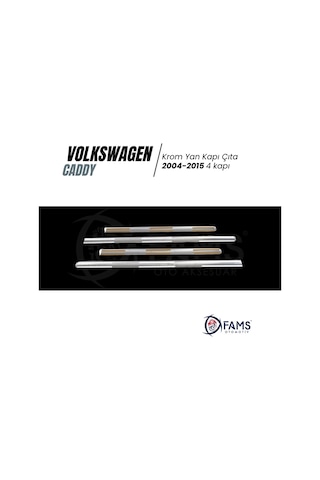 Vw Caddy Krom Yan Kapı Çıtası 4 Kapı 2004-2015 P.çelik