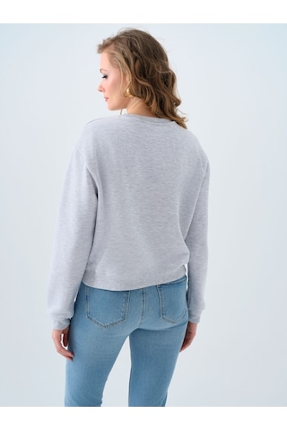 LOFT Regular Fit Kadın Sweatshirt Lf2040230 Q1.v1 Gri Melanj