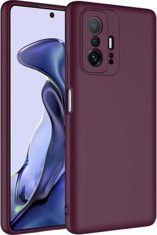 Xiaomi Mi 11t Pro 5g Uyumlu İçi Kadife Kamera Korumalı Renkli Silikon Kılıf
