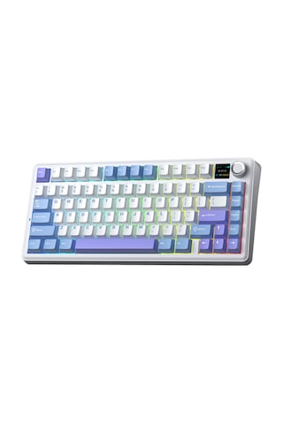 Aula F75 Max Mekanik Rgb Tkl Reaper Switch Kablosuz Makrolu Hot Swap Klavye Mor