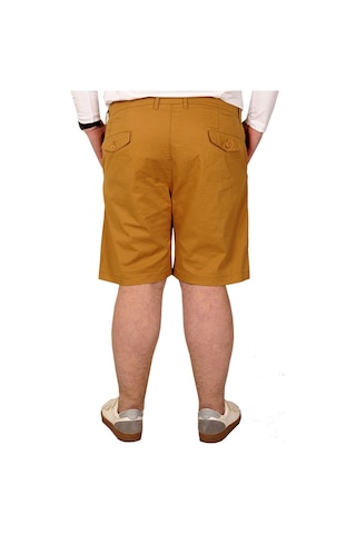 Mode Xl Büyük Beden Erkek Kapri Yancep Nice Classic 21402 Taba 001