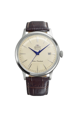 Orient Ra-ac0033y30b Kurmalı Otomatik Deri Kahverengi 41 Mm Erkek Kol Saati Gri