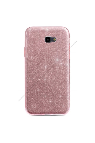 Samsung Uyumlu Galaxy A5 2017 Kilif Simli Parlak Silikon Rose Gold 334715107