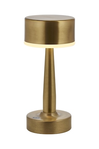 Özgen Ledli Dimmerli Masa Lambası Ml64005 Boyalı Nikel Ve Eskitme