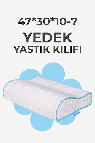 Viscofoam Yastık Kılıfı 47x30x10-8 Cm Visco Yastık Kılıfı 1 Adet