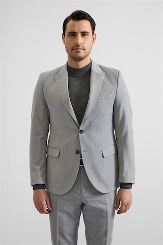 Süvari Gri Slim Sivri Yaka 6 Drop Takım Elbise Tk1020000343-s05 Gri