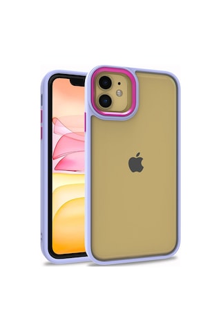 Apple Uyumlu iPhone 11 Uyumlu Zore Flora Kılıf-lila Lila -