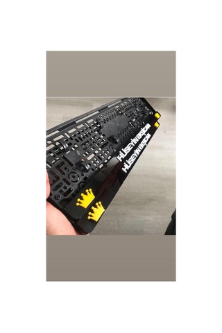 Lazer Kesim Kişiye Özel 2 Adet Lüks Pianoblack Oto Plakalık - 603053168