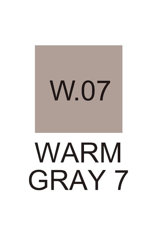Zig Kurecolor Kc-3000 Twin Marker - Warm Gray 7 - W07