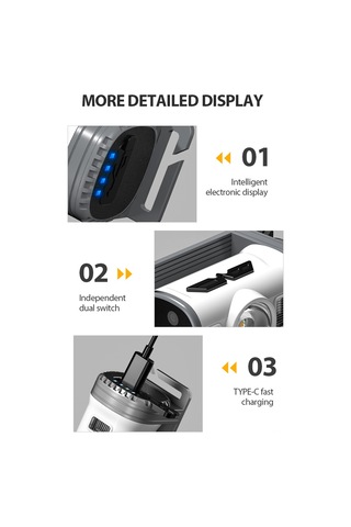 Geeksen Led Şapka Klips Lambası, 8 Işık Modu, El Hareketi Sensörü, 360 Derece Dönebilen, Kırmızı-mavi Uyarı Işığı, Dış Mekan Balıkçılık Kamp İçin, Dahili Li-pol Batarya Şarj Aleti Yok Çok Renkli