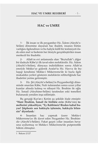 Hac Ve Umre Rehberi Karton Kapak / Hüsamettin Vanlıoğlu