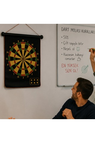Katlanabilir Manyetik Dart Tahtası 6 Manyetik Ok, Çocuk Ve Yetişkin Kullanımına Uygun