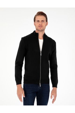 Pierre Cardin Erkek Siyah Hırka Triko 50296442-vr046 Siyah