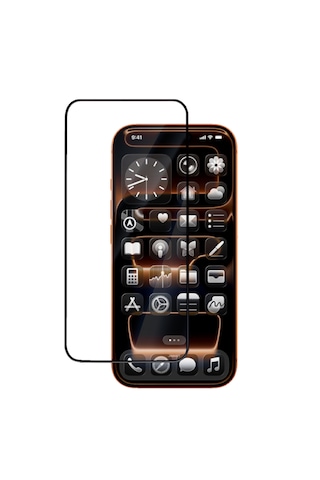 Apple Uyumlu iPhone 17 Pro Max Tam Kaplayan Antistatik Nano Kesim Parlak Seramik Ekran Koruyucu