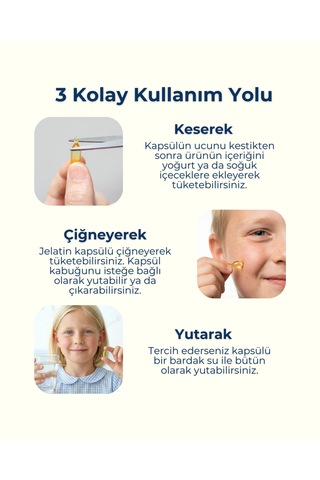 Nua Dha 500 Omega-3 İçeren Takviye Edici Gıda 30 Kapsül