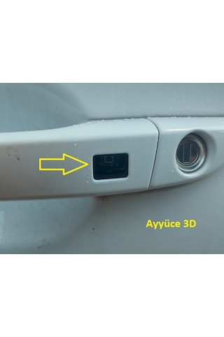 Ayyüce3d,hyundai Tucson Kapı Kolu Yedek Düğmesi 2016 Kasa, Siyah