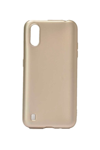 Galaxy A01 Kılıf Zore Premier Silikon Kapak Gold
