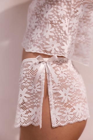 Penti Kırık Beyaz Lace Dantel Şort