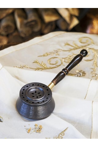 Bakır Buhurdanlık Laurus Model Oksitli Bakır Renk