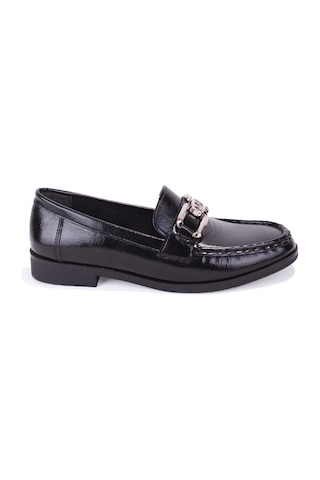 Dagoster Dza07-6826186 Siyah Rugan Günlük Loafer Kadın Ayakkabı