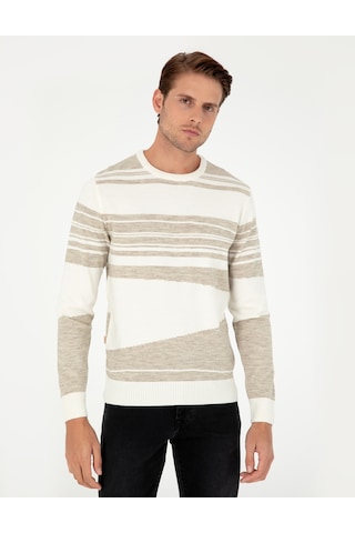 Pierre Cardin Erkek Kum Melanj Kazak /triko 50296418-vr123 Kum Melanj
