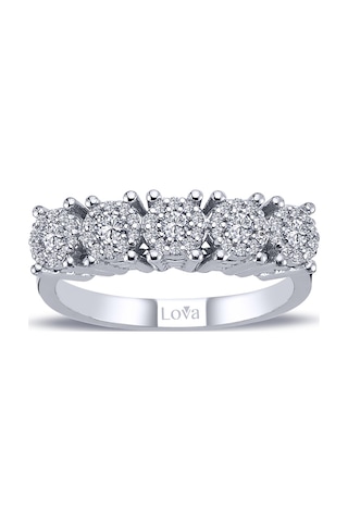 Lova 2 Karat Beştaş Görünümlü Pırlanta Yüzük - 1020305