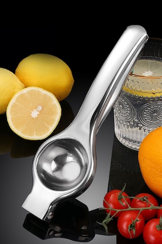 Komple 304 Paslanmaz Çelik Limon Narenciye Sıkacağı Mt126 Gümüş