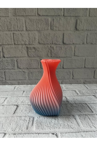 Romantik Kalp Figürlü Süslük Vazo Modern Tasarım 15 Cm