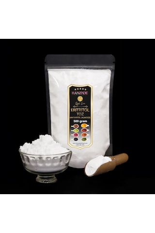Hanzade Bitkisel Eritritol Pudra Form 500 G