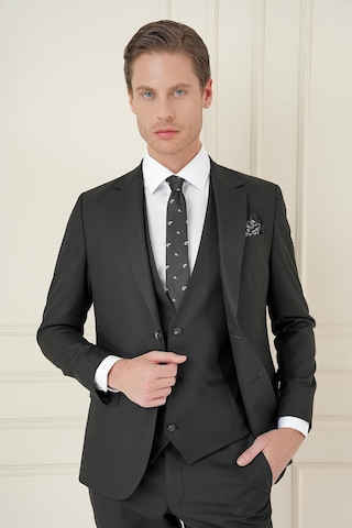 Efor Tk 910 Slim Fit Siyah Spor Takım Elbise Siyah