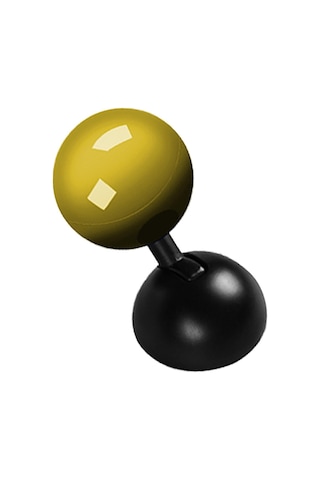 Shineyee Zink Alyuminyum Araba Başlatma Düğmesi Rocker - Isı Direnci, Dayanıklı Boya, Retro Stili, Kolay Kurulum Sarı