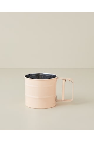Kinsley Paslanmaz Çelik Un Eleği 10x10 Cm Açık Pembe