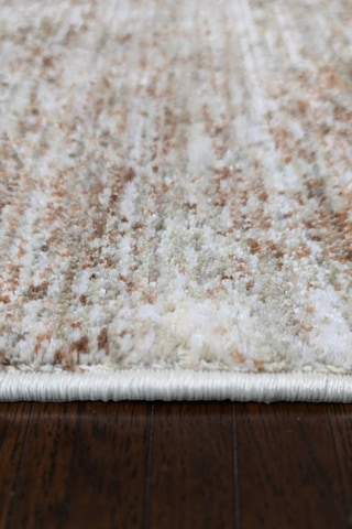 Vivanni Home Ashlynn Polyester Vintage Halı Pamuk Atkı Tabanlı Modern Dokuma Ev Halısı Bej - Vizon