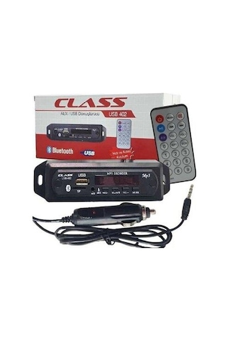 Class USB 402 Oto Araç Teyp AUX USB SD Çevirici Bluetooth