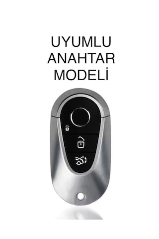 Mercedes W206 W223 S350 C260 C300 S400 S450 S500 Uyumlu Anahtar Kılıfı