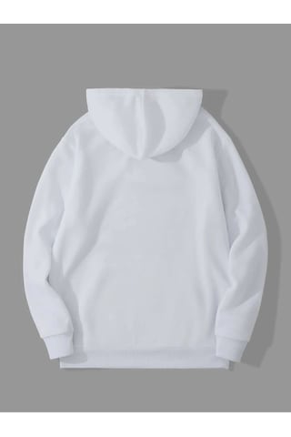 Altamira Unisex Yeşil Brooklyn Baskılı Oversize Kapşonlu Sweatshirt 001