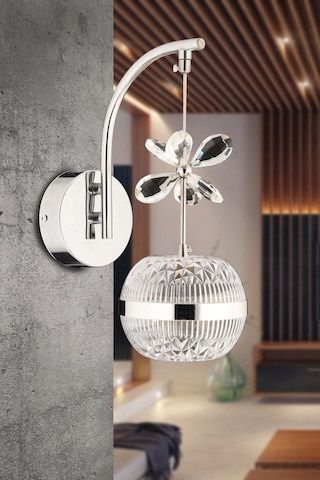 Prenses Krom Ledli Aplik Salon Mutfak Oda Oturma Odası Hol Ledli Aplik Sb-ld-704 Krom