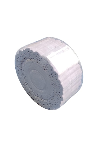 Lidopack Dantel Kağıt Karton Çay Meşrubat Bardak Altlığı - Beyaz - 9 Cm - 500 Adetlik 5 Paket Beyaz