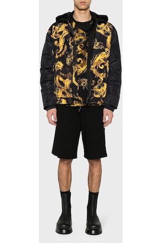 Versace Jeans Couture Erkek T Shirt 76gah6s0 Js287 G89 Siyah-gold Siyah-gold Siyah - Altın