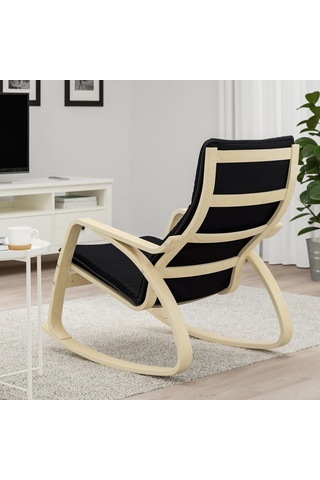 Ikea Siyah Rahat Berjer Koltuk - Sallanan Koltuk
