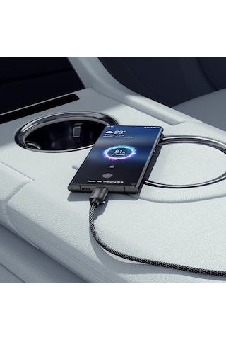 Moly Cbts Essager A-c 7a 100w Usb-a Type-c Hızlı Şarj Veri Kablosu 2m - 100w Super Hızlı Şarj